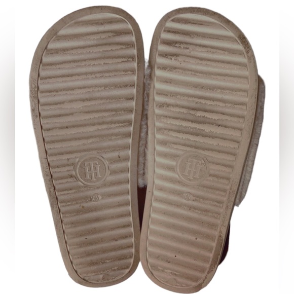 [#1014] TOMMY HILFIGER | twHahna Faux Fur Slingback Sandals | Taupe | 10 - Picture 5 of 9